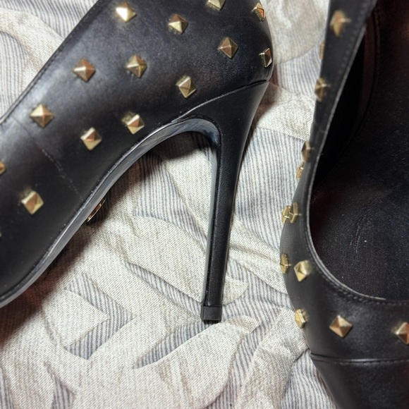 Michael Kors Studded Black Heels - Picture 3 of 5